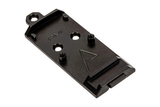 Agency Arms AOS Glock Slide Optic Cover Plate for Trijicon RMR. Standard cut.
